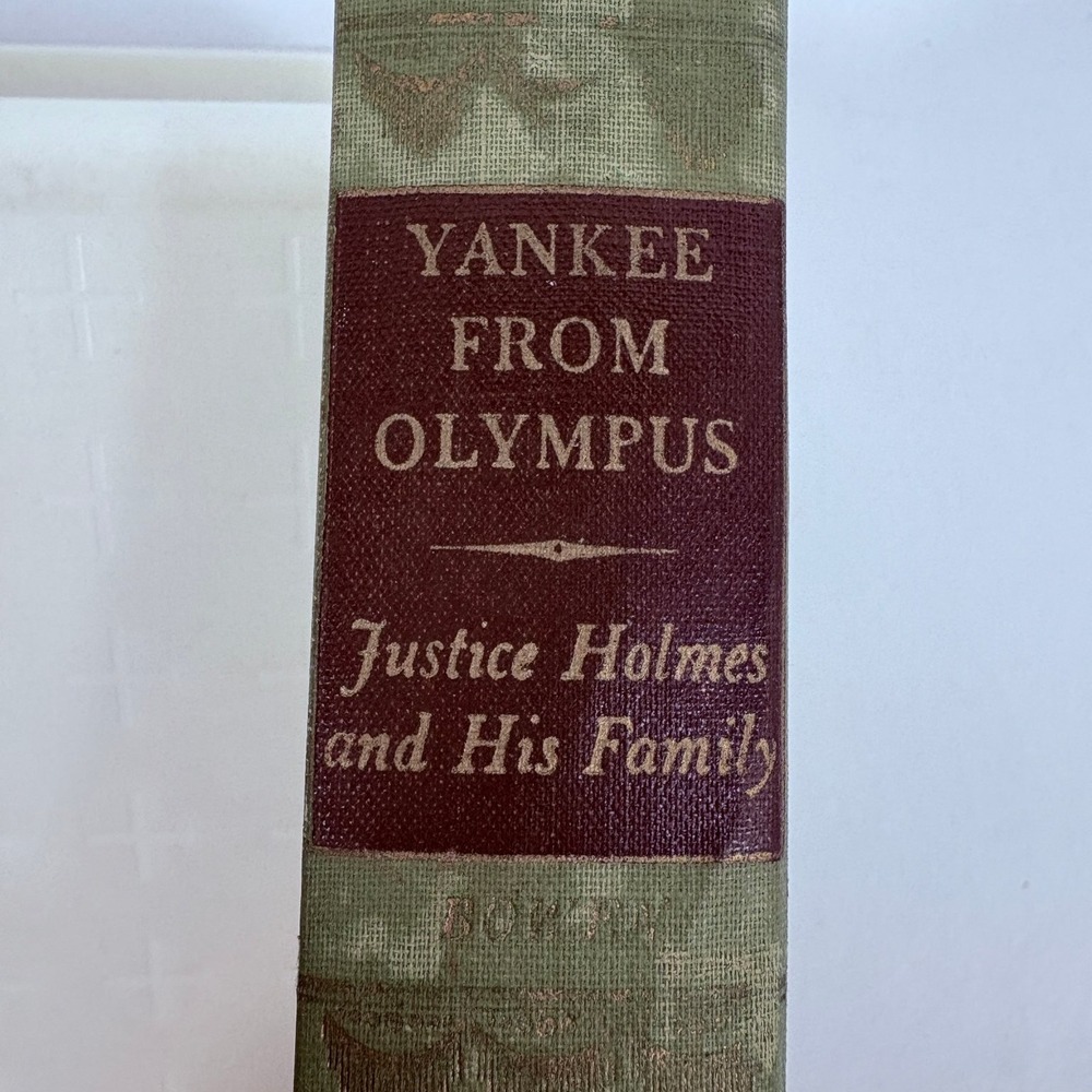 Yankee From Olympus Catherine Drinker Bowen 1944 Biography Little Brown HH5